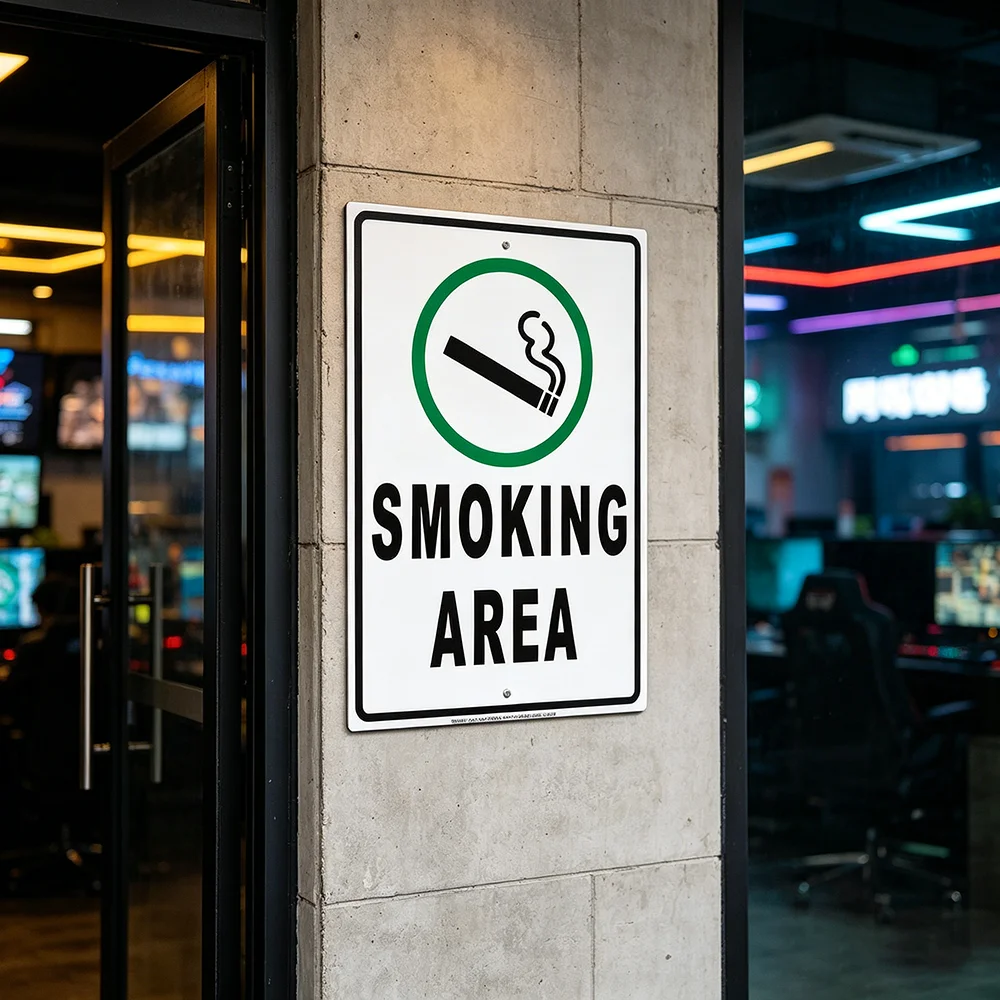 Safety Sign Smoking Vaping All - Vaping Store ulasan dan harga