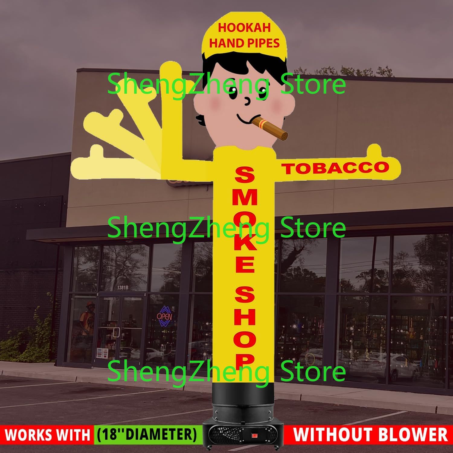 1Pcs 8ft Smoke Shop Wacky Wavi - Vaping Store ulasan dan harga